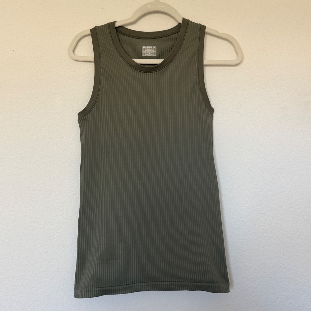 Athleta Olive Green Athletic Tank